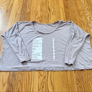 GOOD HYOUMAN Long Sleeve Off Shoulder Top